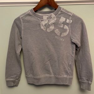 Boy’s Tommy Hilfiger Distressed Crewneck Sweatshirt, small (6-7)